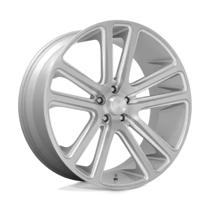 DUB – S257 FLEX – Silver – 24″x10″ 10mm – Summer Wheels – S257240073+10